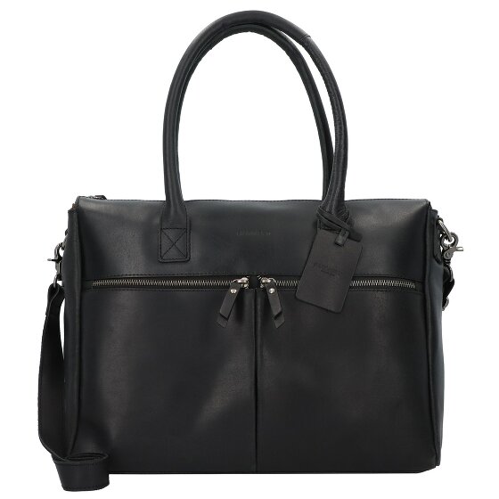Burkely Vintage Valerie Schultertasche Leder 39 cm Laptopfach