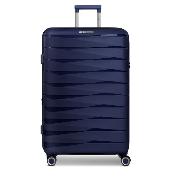 Franky London 4 Rollen Trolley L 74 cm mit Dehnfalte