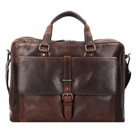 Leonhard Heyden Roma Aktentasche Leder 40 cm Laptopfach