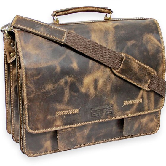 Mika Aktentasche Leder 40 cm