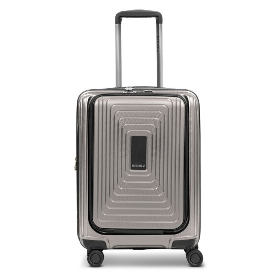 Redolz Essentials 14 4 Rollen Kabinentrolley S 55 cm Laptopfach mit Dehnfalte