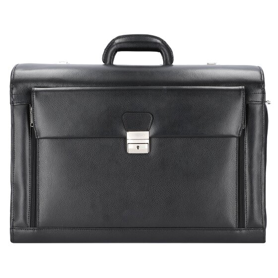 Alassio Pilotenkoffer Leder 49 cm Laptopfach