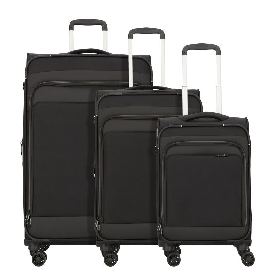 d&n Travel Line 9504 4 Rollen Kofferset 3-teilig mit Dehnfalte