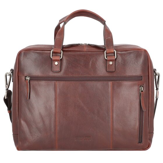 Leonhard Heyden Roma Aktentasche Leder 41 cm Laptopfach