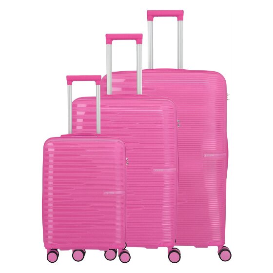 Travelite Pacific 4 Rollen Kofferset 3-teilig