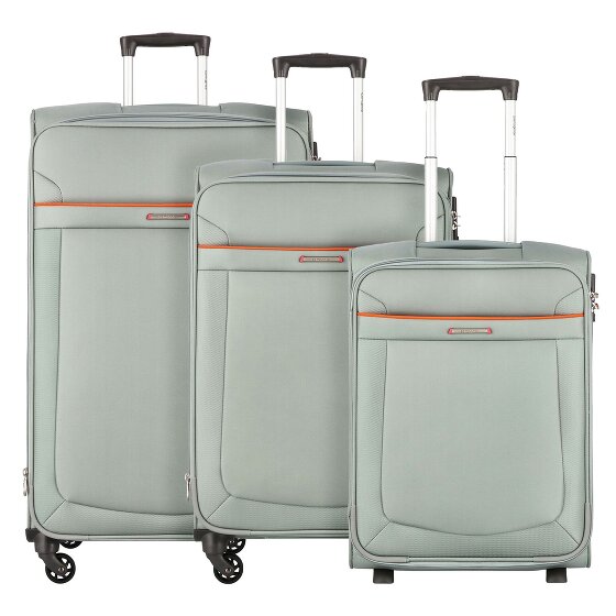 Samsonite Anafi 4-Rollen Kofferset 3-teilig mit Dehnfalte super leicht