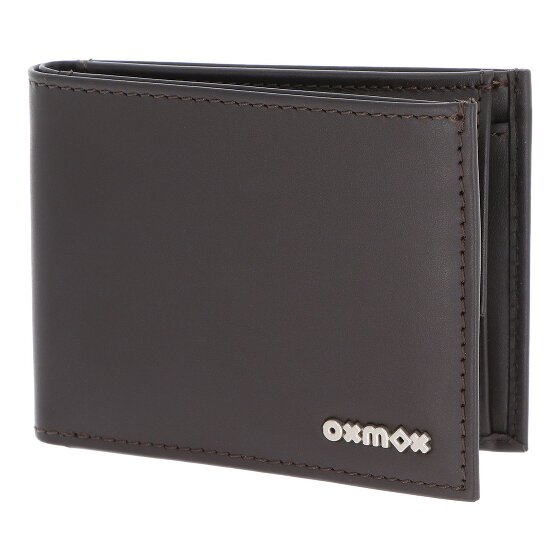oxmox Leather Geldbörse RFID Schutz Leder 11 cm