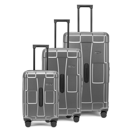 Epic Crate Trunks 4 Rollen Kofferset 3-teilig