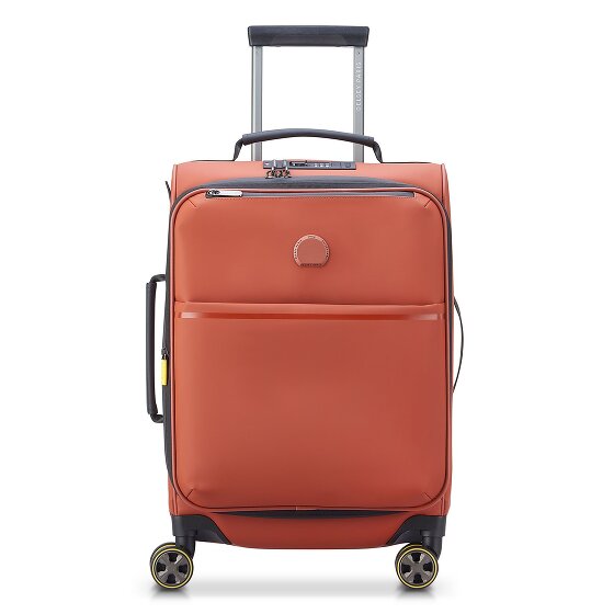 Delsey Paris Turenne Soft 4 Rollen Kabinentrolley 55 cm mit Dehnfalte