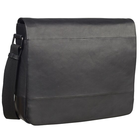 Leonhard Heyden Hamburg Messenger Leder 38 cm Laptopfach