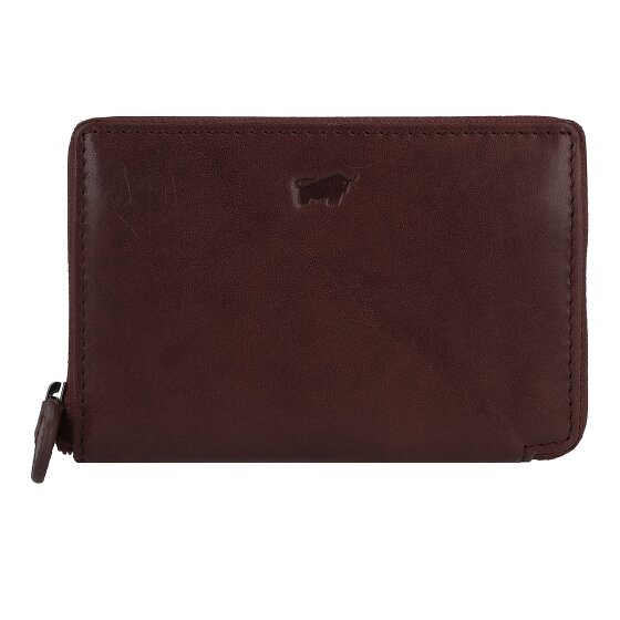 Braun Büffel Arezzo Kreditkartenetui RFID Schutz Leder 11.5 cm