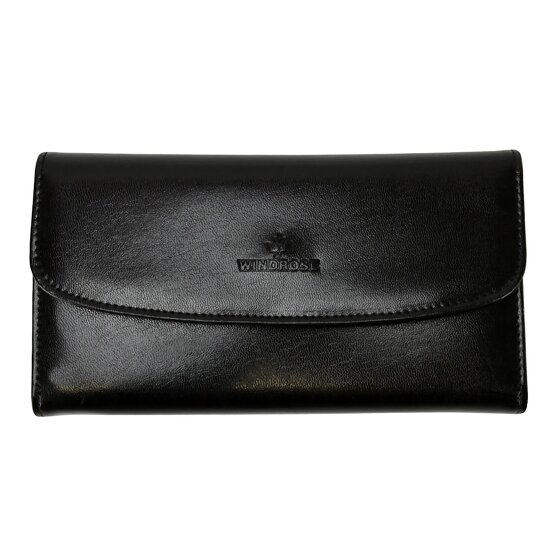 Windrose Merino Schmuckkasten Leder 20 cm