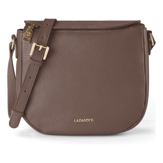 Lazarotti Bologna Leather Crossbody Umhängetasche Leder 25 cm