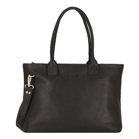 Plevier Structure Antilla Schultertasche RFID Schutz Leder 40 cm Laptopfach