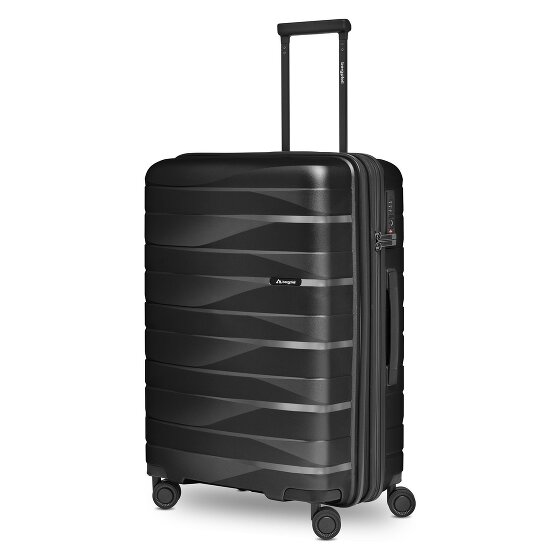 Bergpfeil Travel 4 Rollen Trolley M 66 cm mit Dehnfalte