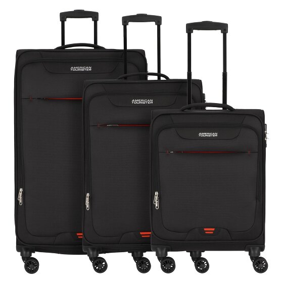 American Tourister Street Roll 4 Rollen Kofferset 3-teilig mit Dehnfalte
