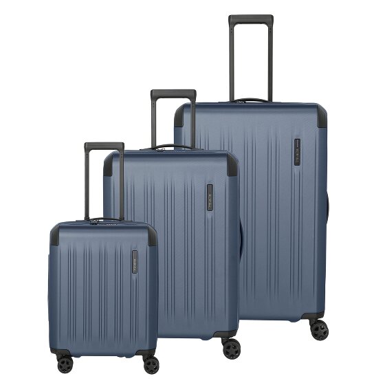 Travelite Dynamiic 4 Rollen Kofferset 3-teilig mit Dehnfalte