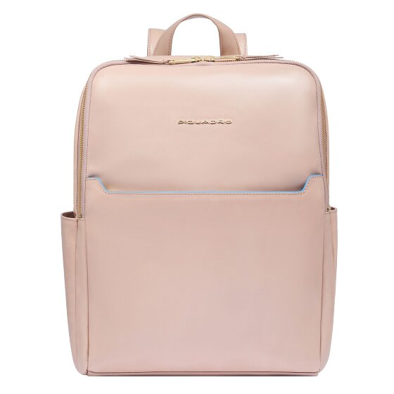 Piquadro Blue Square Daypack RFID Schutz Leder 37 cm Laptopfach