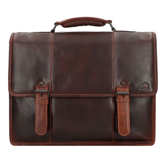 Greenburry Rugged Aktentaschen Messenger Leder 40.5 cm Laptopfach