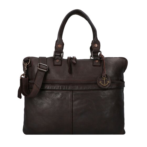 Harbour 2nd Vega Aktentasche Leder 38 cm Laptopfach