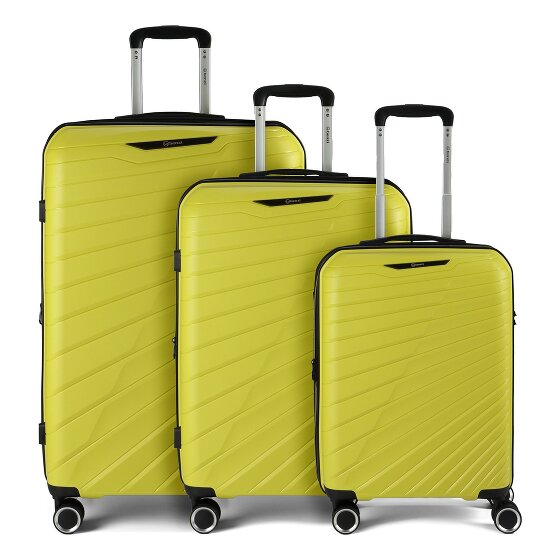 Benzi 5808 4 Rollen Kofferset 3-teilig mit Dehnfalte
