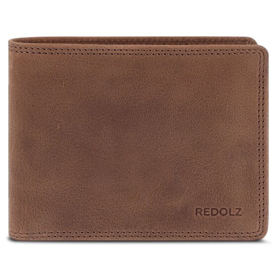 Redolz Leather Essentials QF Geldbörse RFID Leder 12 cm