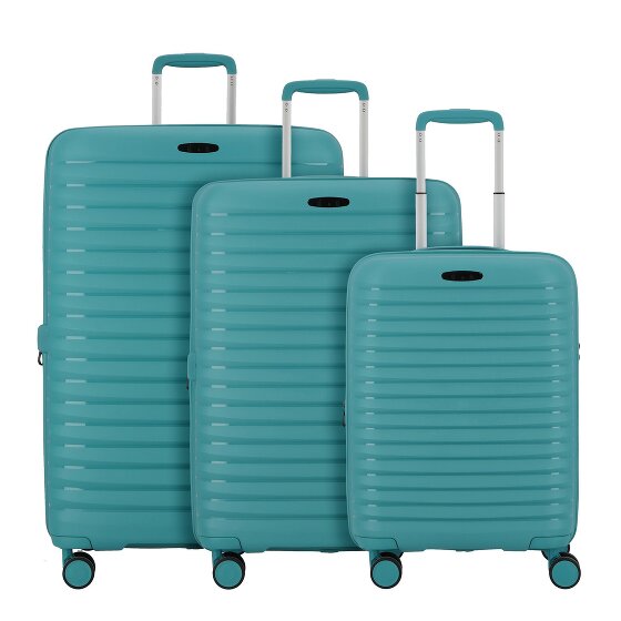 d&n Travel Line 4500 4 Rollen Kofferset 3-teilig mit Dehnfalte