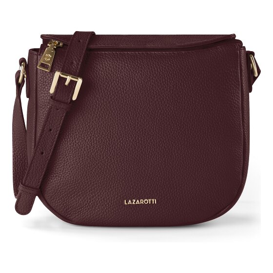 Lazarotti Bologna Leather Crossbody Umhängetasche Leder 25 cm