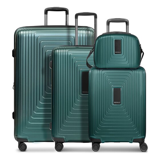 Redolz Essentials 14 4-Rollen Kofferset + Beautycase 4 tlg. mit Dehnfalte