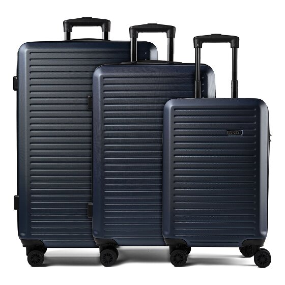 Nowi Grand Canaria 4-Rollen Kofferset 3tlg. mit Doppelrollen