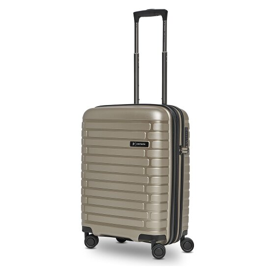 Pactastic Collection 04 THE CABIN + 4 Rollen Kabinentrolley S 55 cm mit Dehnfalte