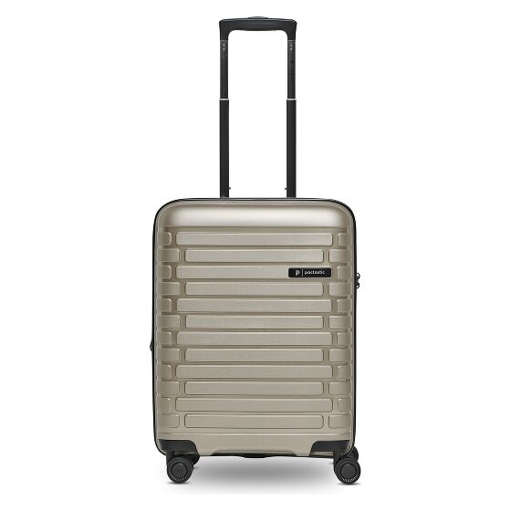 Pactastic Collection 04 THE CABIN + 4 Rollen Kabinentrolley S 55 cm mit Dehnfalte
