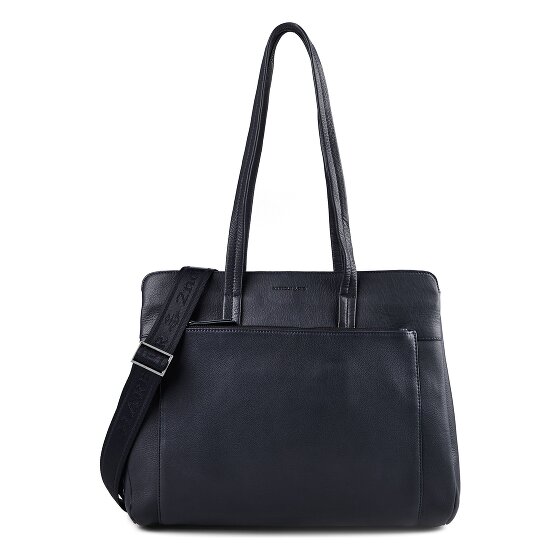 Harbour 2nd Just Pure Schultertasche Leder 38 cm Laptopfach