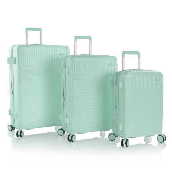 Heys Pastel 4 Rollen Kofferset 3-teilig mit Dehnfalte