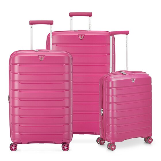 Roncato B-Flying Move 4 Rollen Kofferset 3-teilig mit Dehnfalte