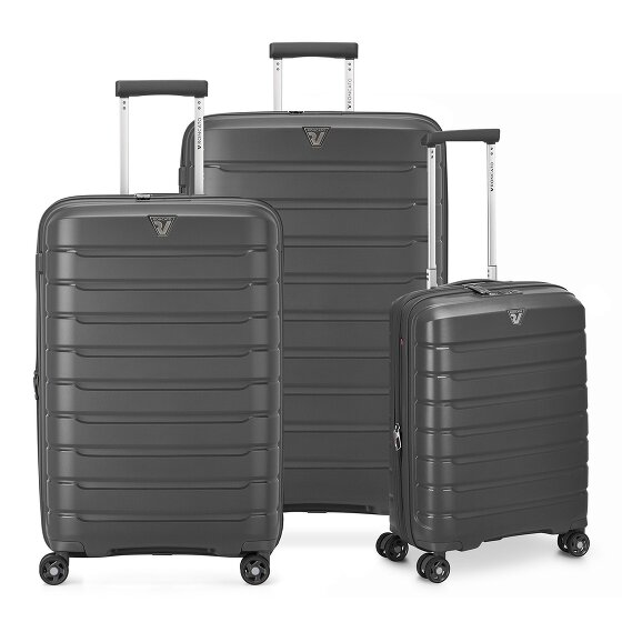 Roncato B-Flying Move 4 Rollen Kofferset 3-teilig mit Dehnfalte