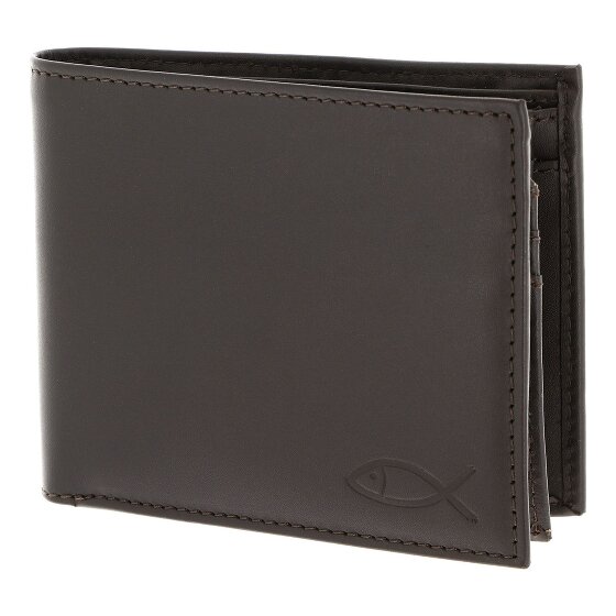 oxmox Leather Geldbörse RFID Schutz Leder 12 cm