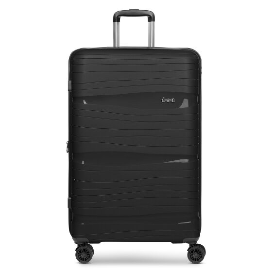 d&n Travel Line 4300-Plus 4 Rollen Trolley L 76 cm mit Dehnfalte
