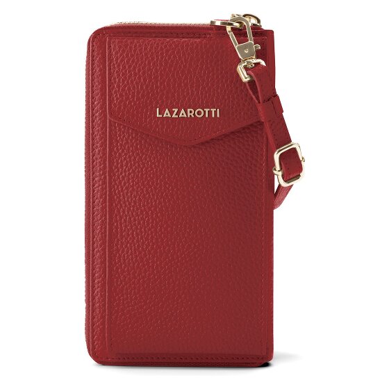 Lazarotti Bologna Leather Zip-Around Geldbörse Handytasche Leder 19 cm
