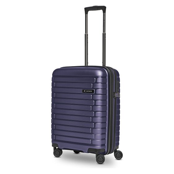 Pactastic Collection 04 THE CABIN + 4 Rollen Kabinentrolley S 55 cm mit Dehnfalte