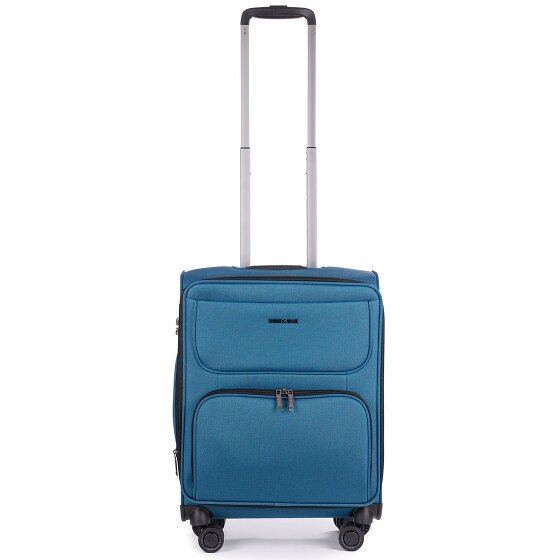 Stratic Bendigo Light + 4 Rollen Kabinentrolley 54 cm mit Dehnfalte