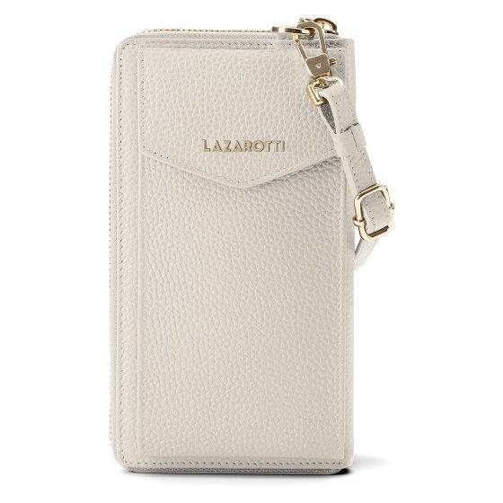 Lazarotti Bologna Leather Zip-Around Geldbörse Handytasche Leder 19 cm