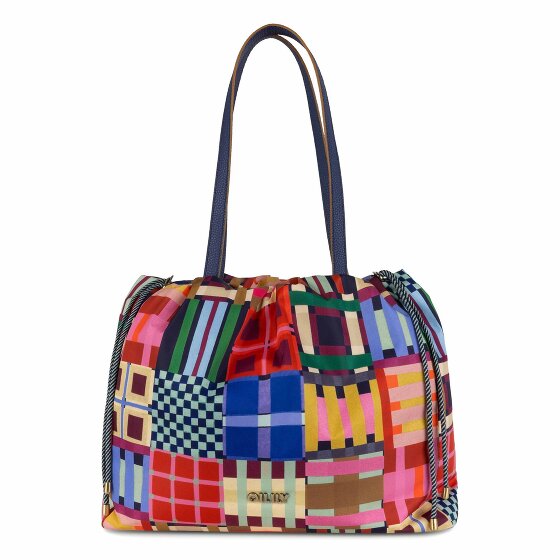 Oilily Tartan Tape Skar Shopper Tasche 36 cm