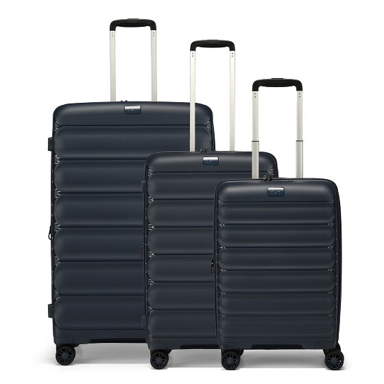 d&n Travel Line 4700 4 Rollen Kofferset 3-teilig mit Dehnfalte