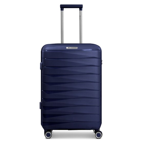 Franky London 4 Rollen Trolley M 65 cm mit Dehnfalte