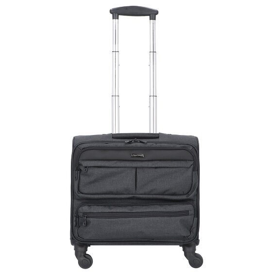 Lightpak Ronney 4-Rollen Businesstrolley 45 cm Laptopfach