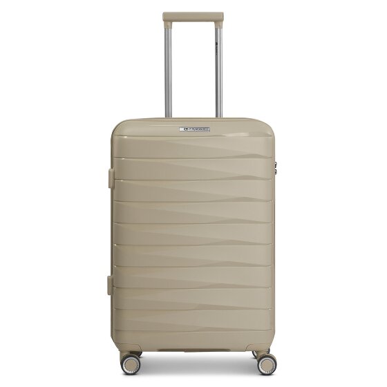Franky London 4 Rollen Trolley M 65 cm mit Dehnfalte