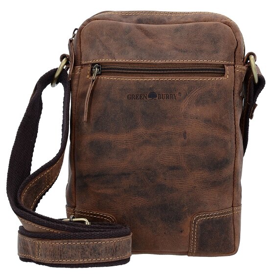 Greenburry Vintage Umhängetasche Leder 20 cm