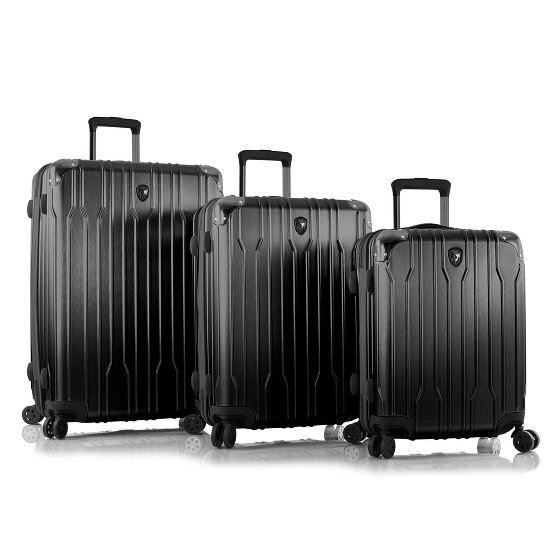 Heys Xtrak 4 Rollen Kofferset 3-teilig mit Dehnfalte