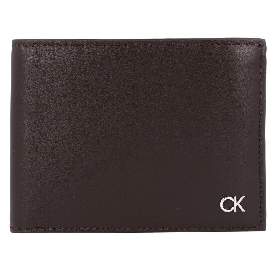 Calvin Klein Metal CK Geldbörse RFID Schutz Leder 13 cm